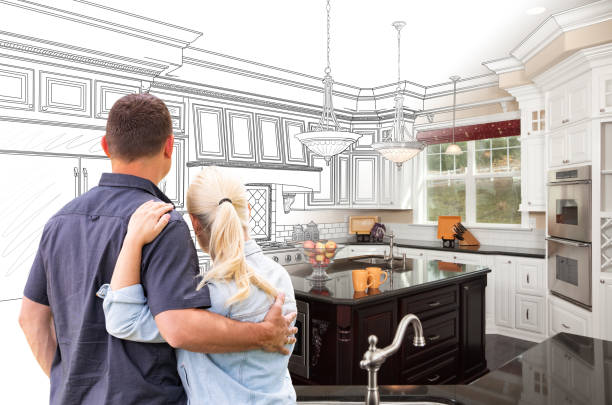 Professional Cabinet Installation technician working in Lebanon, NJ